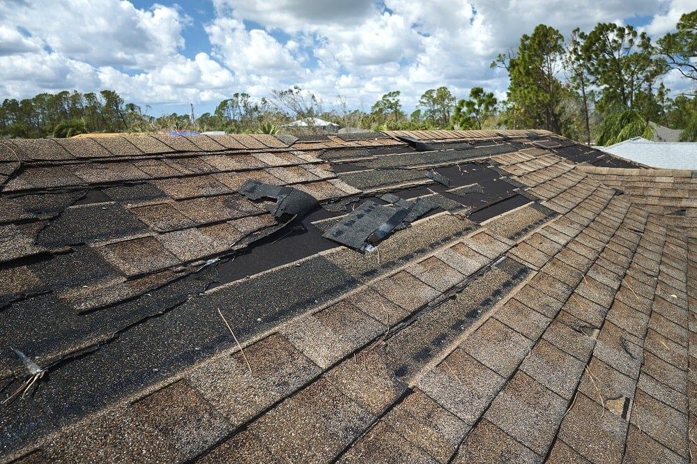 roof leak in winter